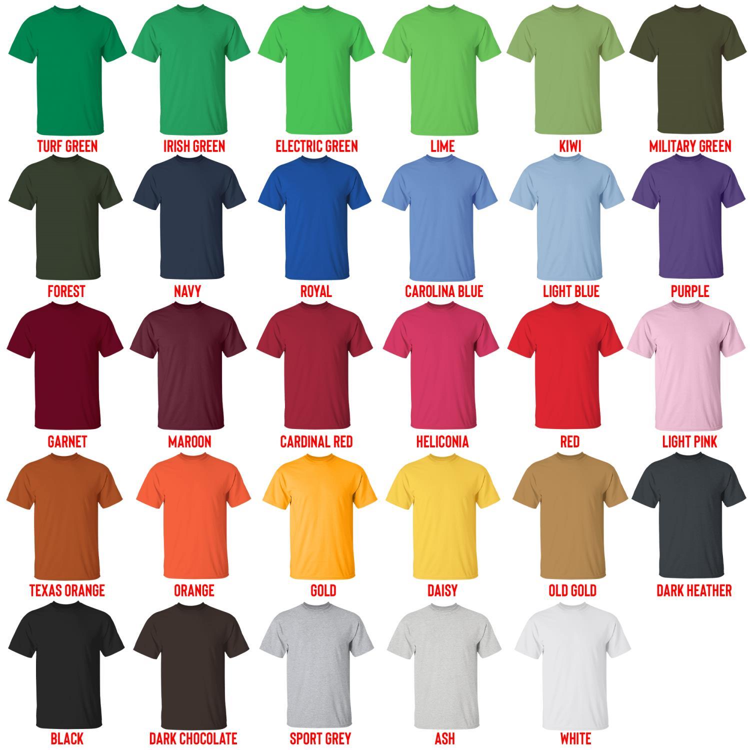 t shirt color chart - Haikyuu Stuff