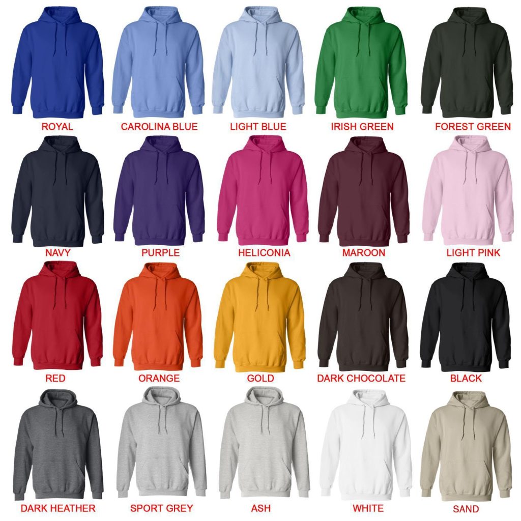 hoodie color chart - Haikyuu Stuff